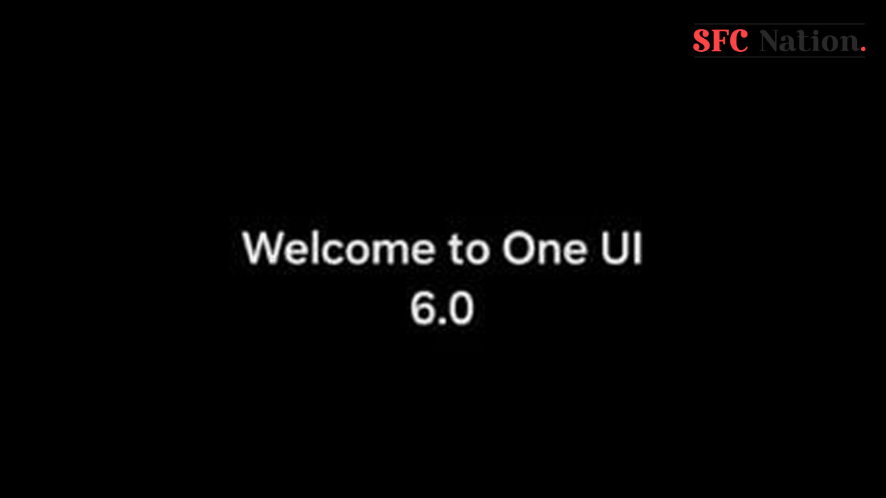 Samsung One UI 6.0 welcome message