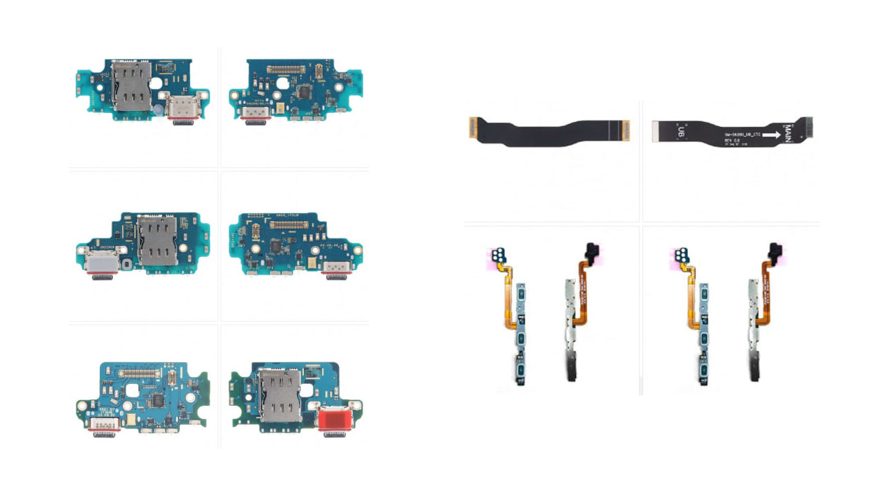 Samsung Galaxy S24 USB port circuit boards